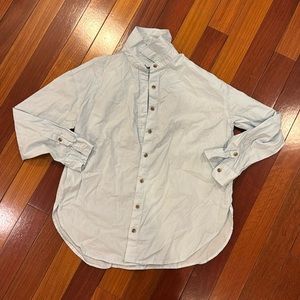 Light blue button up - oversized fit